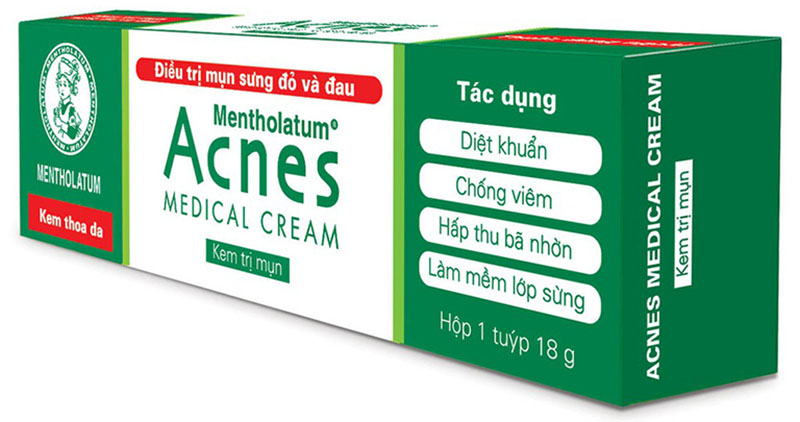 Acnes Medical Cream có thể trị mụn bọc, mụn viêm hiệu quả