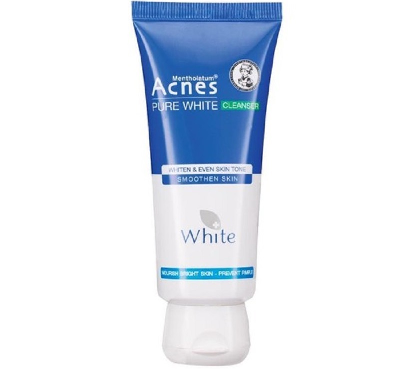 Acnes Pure White Cleanser - Dưỡng trắng và kiểm soát dầu hiệu quả