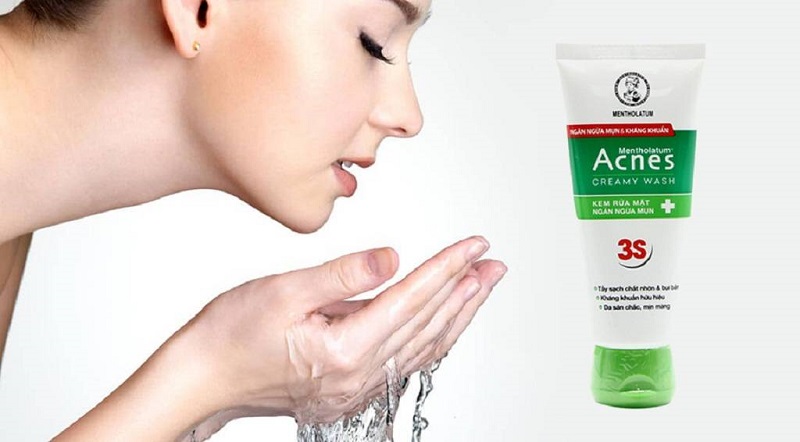 Acnes Creamy Wash là sữa rửa mặt với công thức 3S