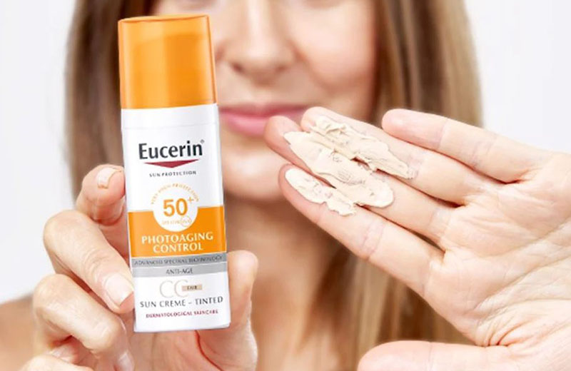 Eucerin Tinted CC Fair SPF 50+ là kem chống nắng dành cho da nhạy cảm