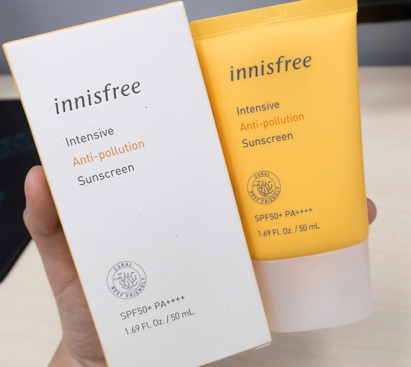 Innisfree Intensive Anti-pollution Sunscreen bán chạy trên thị trường