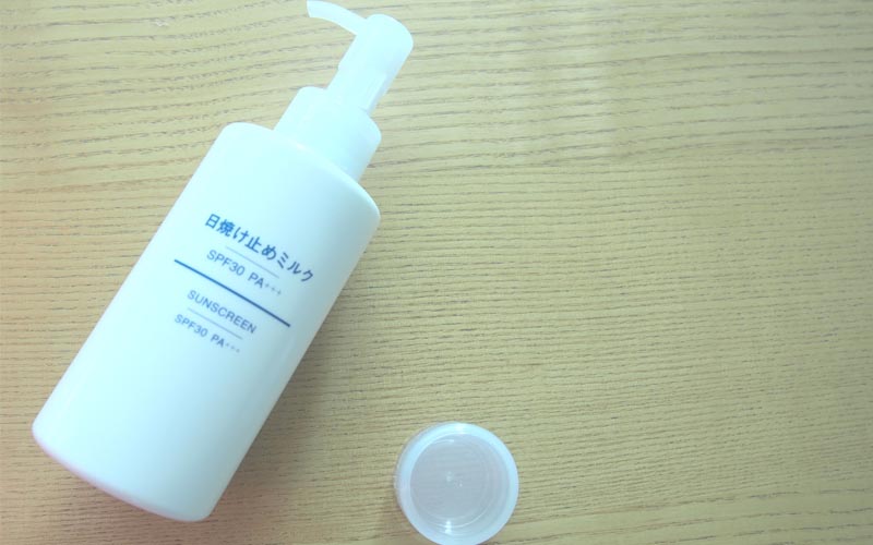 Kem chống nắng Nhật Bản - Muji Sunscreen SPF 30 PA+++ dạng vòi xịt