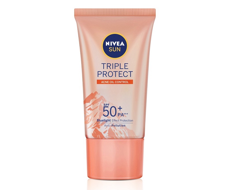 Kem chống nắng Nivea Sun Triple Protect Acne Oil SPF 50, PA+++