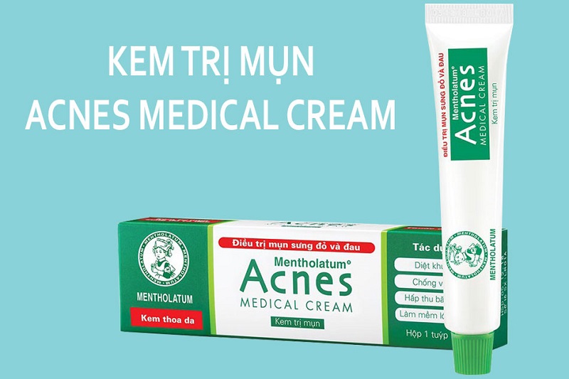 Kem trị mụn trắng da số 1 thị trường Acnes Medical Cream