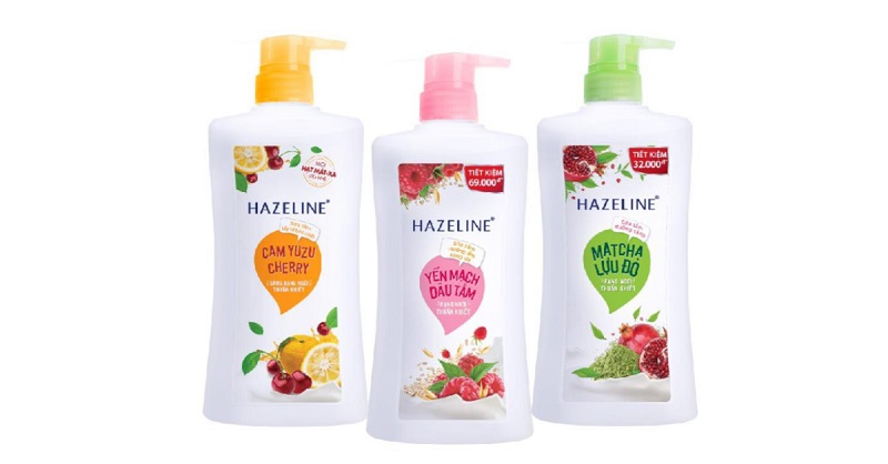 Một sản phẩm sữa tắm Hazeline bán chạy trên thị trường hiện nay