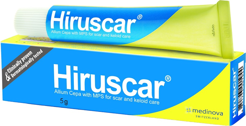 Hiruscar là thuốc kem trị sẹo hàng đầu của Châu Âu