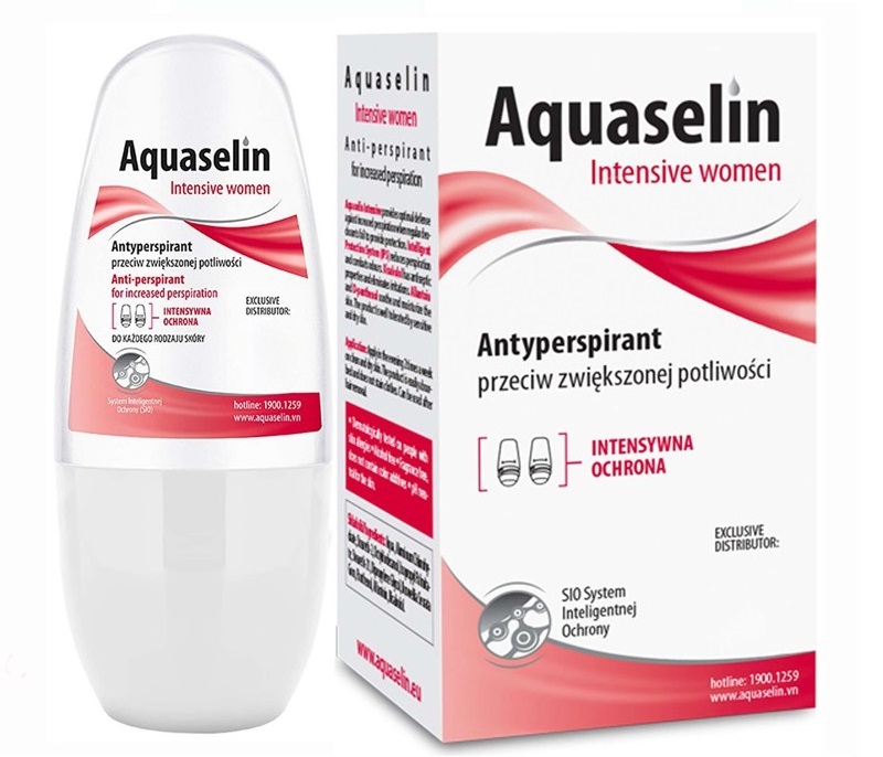 Aquaselin Intensive Women được nghiên cứu dành riêng cho những phụ nữ có lượng mồ hôi từ vừa tới nặng