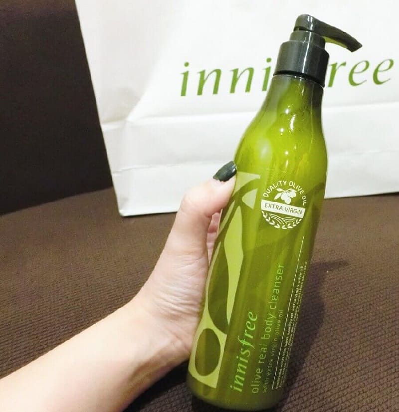 Sữa tắm Innisfree Olive Real Body Cleanser được tin dùng nhiều