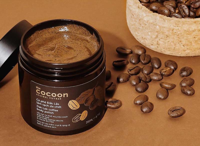 Tẩy da chết body Cocoon là sản phẩm đến từ Việt Nam