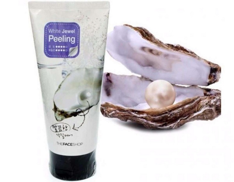 Tẩy da chết của Hàn Quốc The Face Shop Smart Peeling White Jewel